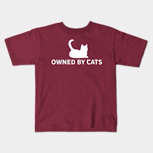 OWNED BY CATS Kids T-Shirt